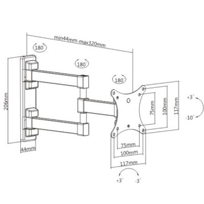 Кронштейн ITech LCD33B | Зображення 2