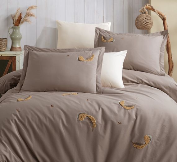 Постельное белье Maribor Elegance Poplin 200 х 220 см Piuma Vizon