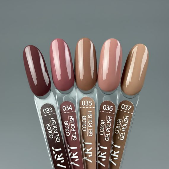 Гель-лак ART in detail 33 (бордовый кофе) 6мл | Зображення 3