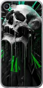 Чехол на iPhone 7 Череп-часы "4100u-336-17620"