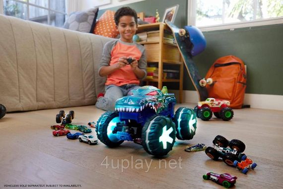 Монстр трак на радиоуправлении Хот Уилс Мега Рекс Оригинал Hot Wheels Mega-Wrex Alive 1:15 | Зображення 5