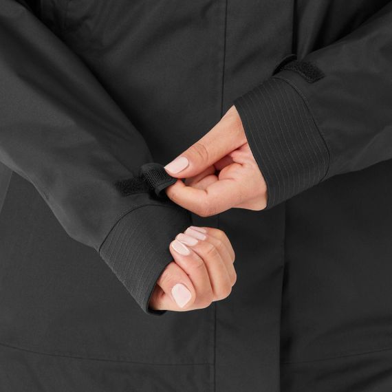 Куртка жіноча NH500 для туризму водонепроникна чорна - XS | Зображення 4