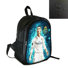 Рюкзак шкільний/міський 38×28см з принтом Кріштіану Роналду дитячий, підлітковий, спортивний, футболісту (4241)