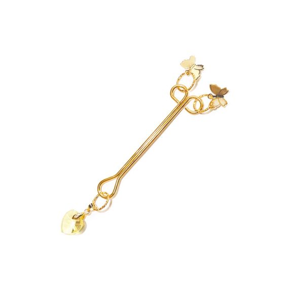 Зажим для клитора Art of Sex - Clit Clamp Butterfly, золото sexstyle