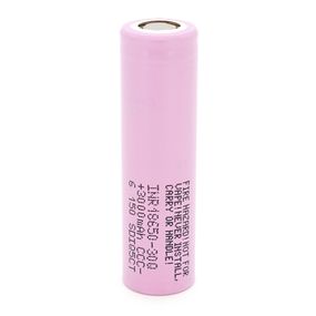 Акумулятор 18650 Li-Ion Samsung INR18650-30Q, 3000mAh, 30A, 4.2 / 3.6 / 2.5V, PINK, 2 шт в упаковці, ціна за 1 шт