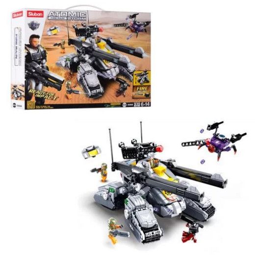 Конструктор Sluban Военный транспорт M38-B0998 939 деталей