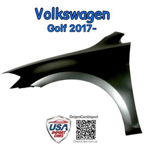 Volkswagen Golf с 2017 левое переднее крыло, 5G0821105B