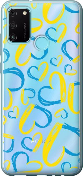 Чехол на Huawei Honor 9A Сердца UA "5292u-1900-17620"