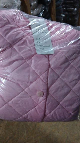 Куртка з ефектом стьобання, арт.310, рожевий