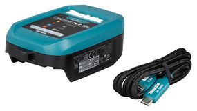 Пристрій для зарядки акумуляторів Makita LXT DC18SJ (Type-C, PD, 1916D9-8)