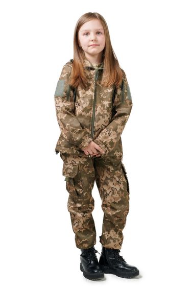 Костюм дитячий ARMY KIDS Скаут Soft-Shell теплий камуфляж Піксель | Зображення 3