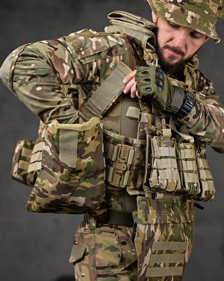 Качественная плитоноска мультикам Single sword STATIX мультикам  НП4872 | Зображення 7