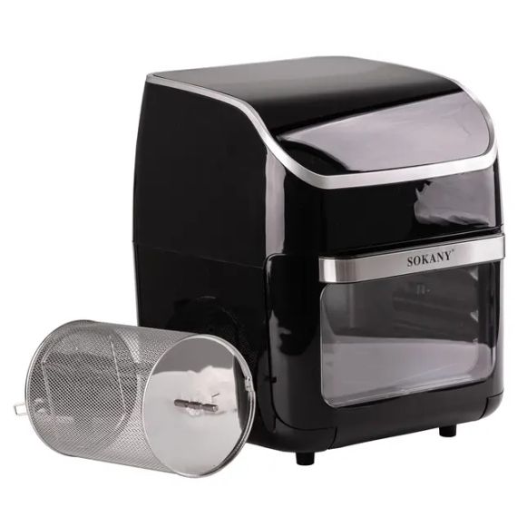 Аэрофритюрница аэрогриль электрический на 14  литров SOKANY с защитой от перегрева | Зображення 1