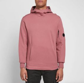 Худі C.P. Company Light Fleece Arm Lens Popover Hoody Washed Red L