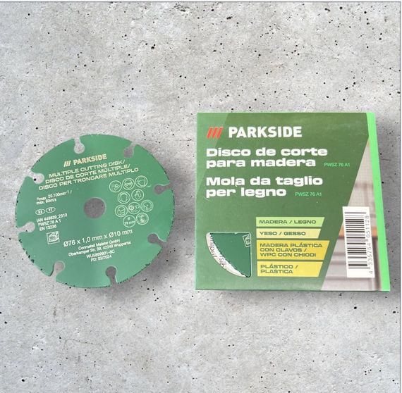 Алмазный диск Parkside Отрезные диски parkside