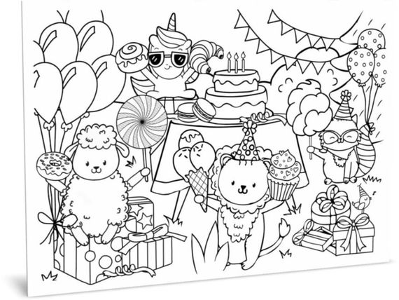 Килимок вивчай-малюй-стирай "Солодощі" ZIRKA 141237 А3 | Зображення 1