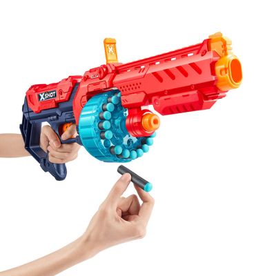 Игрушечное оружие Zuru X-Shot Red Быстрострельный бластер EXCEL Turbo Fire (48 патронов) (36270R) | Зображення 1