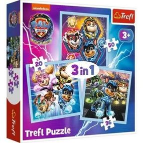Пазлы 3в1 "Мощная сила щенков. Щенячий патруль" 34869 Trefl (5900511348699)