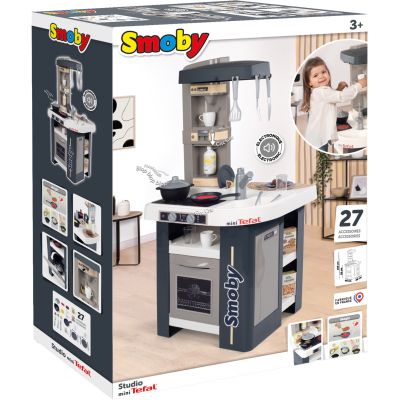 Игровой набор Smoby Интерактивная кухня Тефаль Студио Френч с аксессуарами Графитовая (311056) | Зображення 7