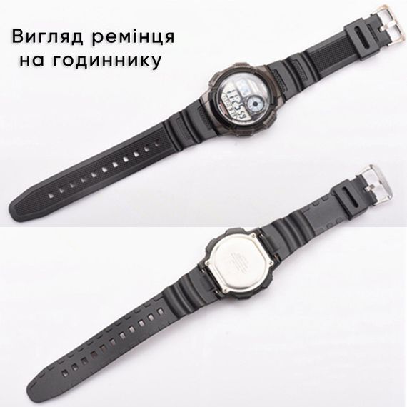 Ремешок для Casio G-Shock AE-1000/1200 White BK | Зображення 4