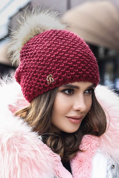 Шапка «Кларк» бордовый