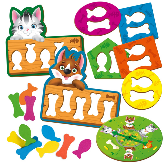 Игра-сортер "Накорми пушистиков" ZB2002-07 Vladi Toys (укр) | Зображення 2