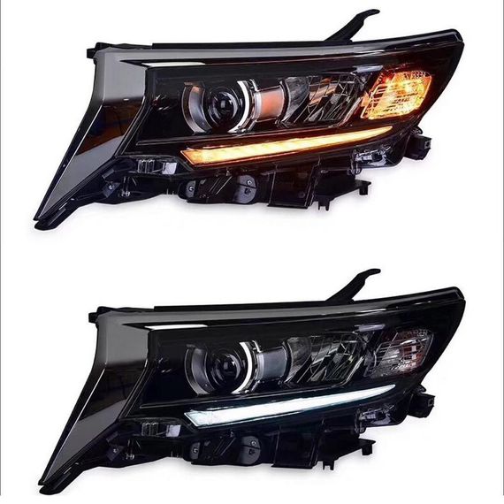 Передня оптика LED (2017-2024, 2 шт) для Toyota Land Cruiser Prado 150 | Зображення 1