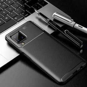 Противоударный чехол AF Samsung A12 черный