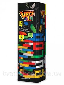 Детская настольная игра Дженга "VEGA COLOR " GVC-01U разноцветная