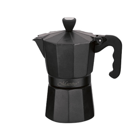 Кавоварка гейзерна 150мл (3 порції) алюмінієва MR-1666-3-BLACK Espresso Moka Maestro