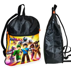 Рюкзак-мішок для взуття, спортивної форми Роблокс «Roblox» дитяча сумка для змінки з розширювачем (1677)