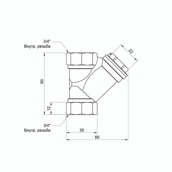 Фільтр SD Plus 3/4" SD124W20 | Зображення 2