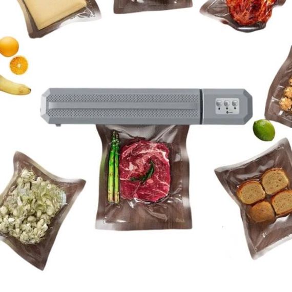 Вакуумний пакувальник Vacuum machine Capper Сірий