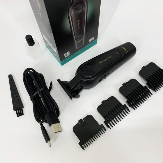 Акумуляторна машинка для стрижки VGR V-995 + 4 насадки, 2000 мАг, USB | Зображення 2