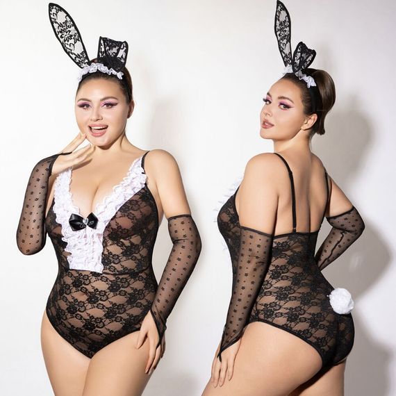 Еротичний костюм зайчика JSY P61101 Plus Size | Зображення 5