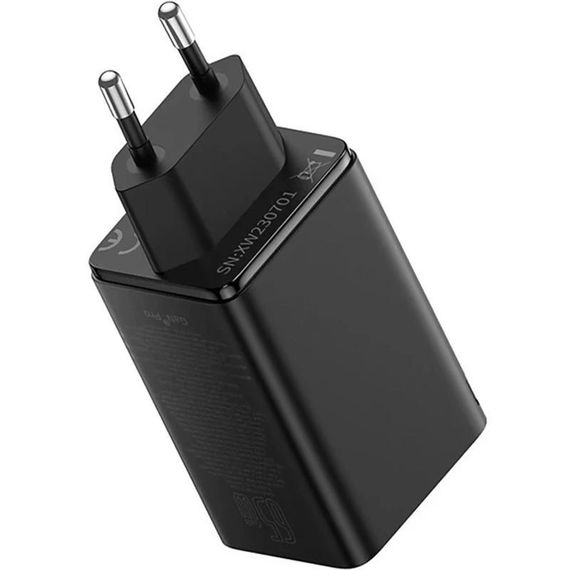 МЗП Baseus GaN6 Pro Fast Charger 100W (2USB-A/2C) (P101627) Cluster Black | Зображення 2