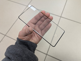 Захисне скло для Samsung Galaxy S10 Plus / Самсунг Гелаксі S10 Плюс Mietubl, 5D, з чорною рамкою