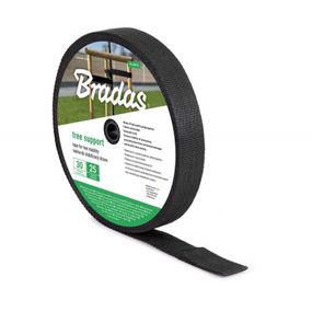 Стрічка для стабілізації дерев Bradas TREE SUPPORT, 30 мм x 25 м (TYTS3025/BK)