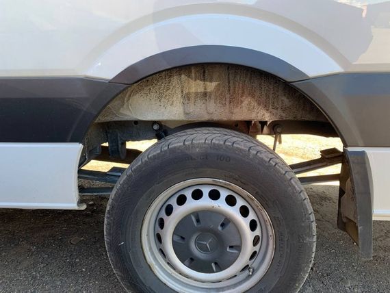 Накладки на арки вузькі (4 шт., ABS, чорні) для Mercedes Sprinter 2006-2018 рр | Зображення 8