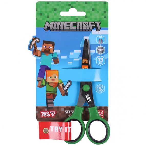 Ножиці канцелярські YES Minecraft 480476 13 см