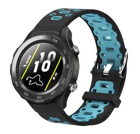Спортивний ремінець Primo Perfor Classic для годинника Huawei Watch 2 - Black&Blue