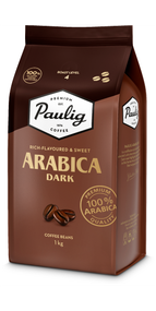 Кофе в зернах Paulig Arabica Dark 1 кг Финляндия