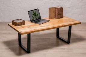 Сосновый кофейный столик EcoWalnut с прямоугольными краями L