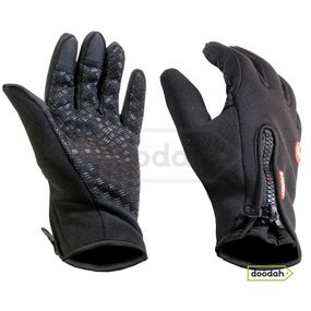 Сенсорні вологозахищені рукавички B-FOREST Black - XL