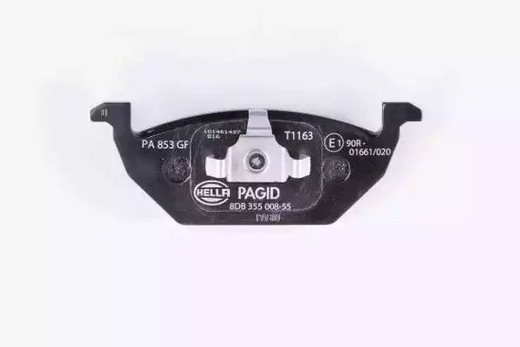 Колодки передні гальмівні vw caddy (04-15), golf (04-14)/audi a3/skoda, HELLA PAGID (8DB355008551) | Зображення 4