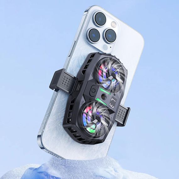 Охолоджуючий кулер для мобільного телефону Hoco GM36 Mustango Black | Зображення 7