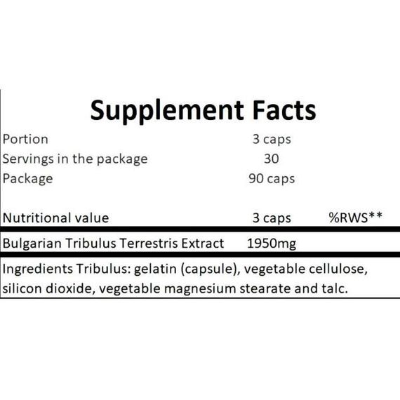 Трибулус Gaspari Nutrition Tribulus 90 Caps | Зображення 1