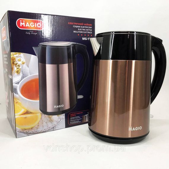 Домашний чайник качественный, Электрический чайник с современным внешним видом, Чайники на подставке FJ-42 | Зображення 1