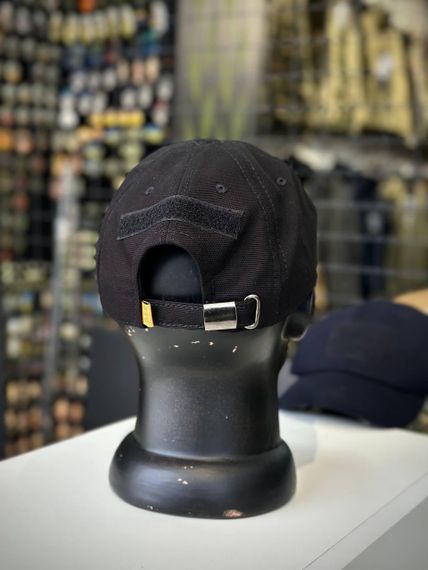 Тактична Бейсболка Чорна 4.5.0 , Глибока посадка + Сітка в середині Black | Зображення 3