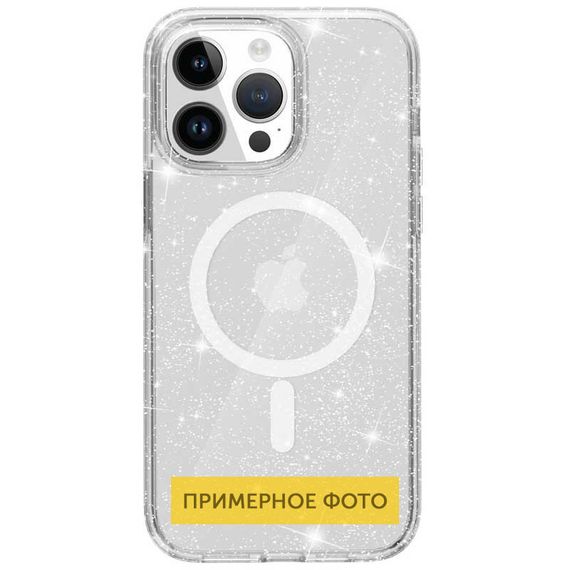 Чохол TPU Galaxy Sparkle (MagFit) для Apple iPhone 16 Plus (6.7") | Зображення 3